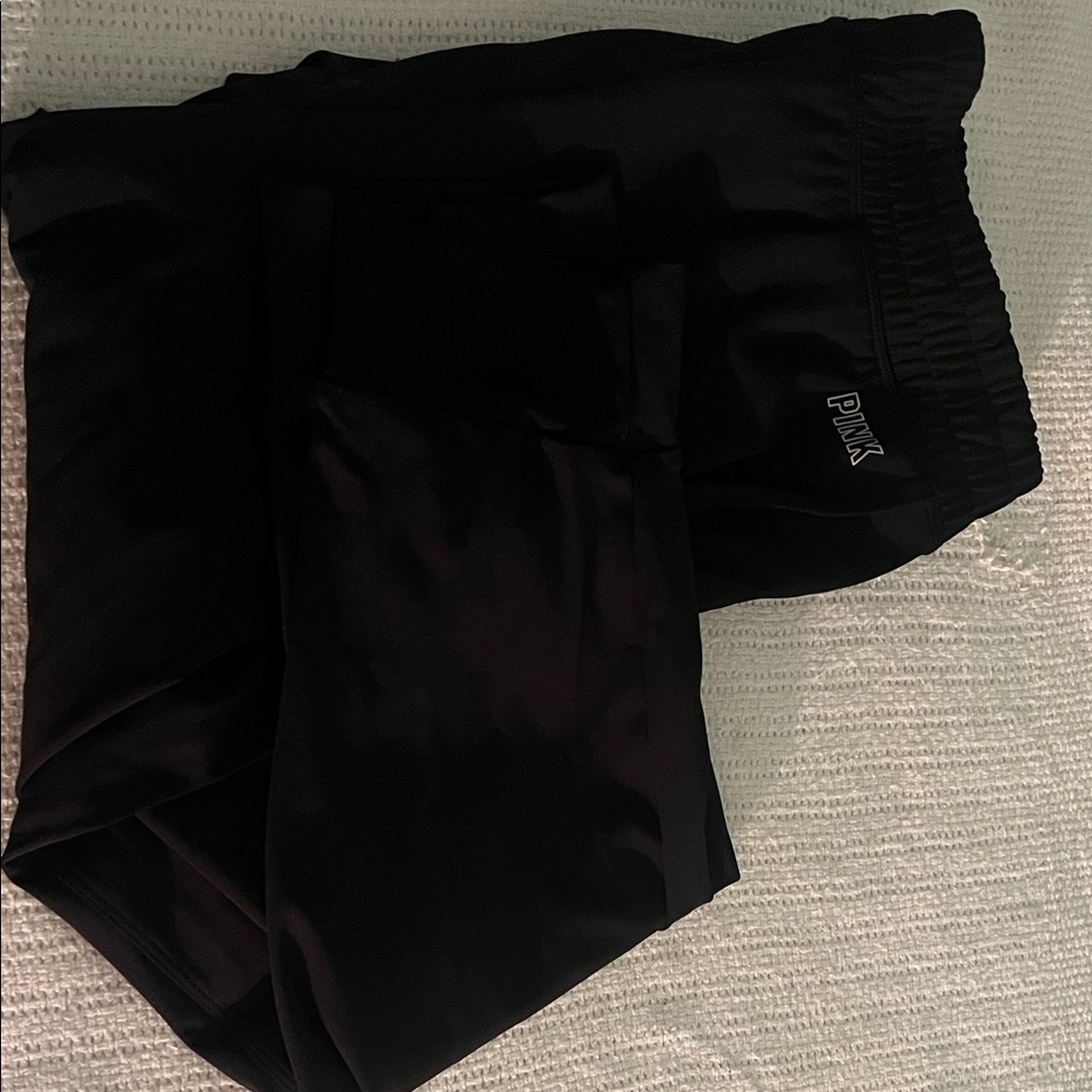 PINK  Active. Black Lounge Pants XL